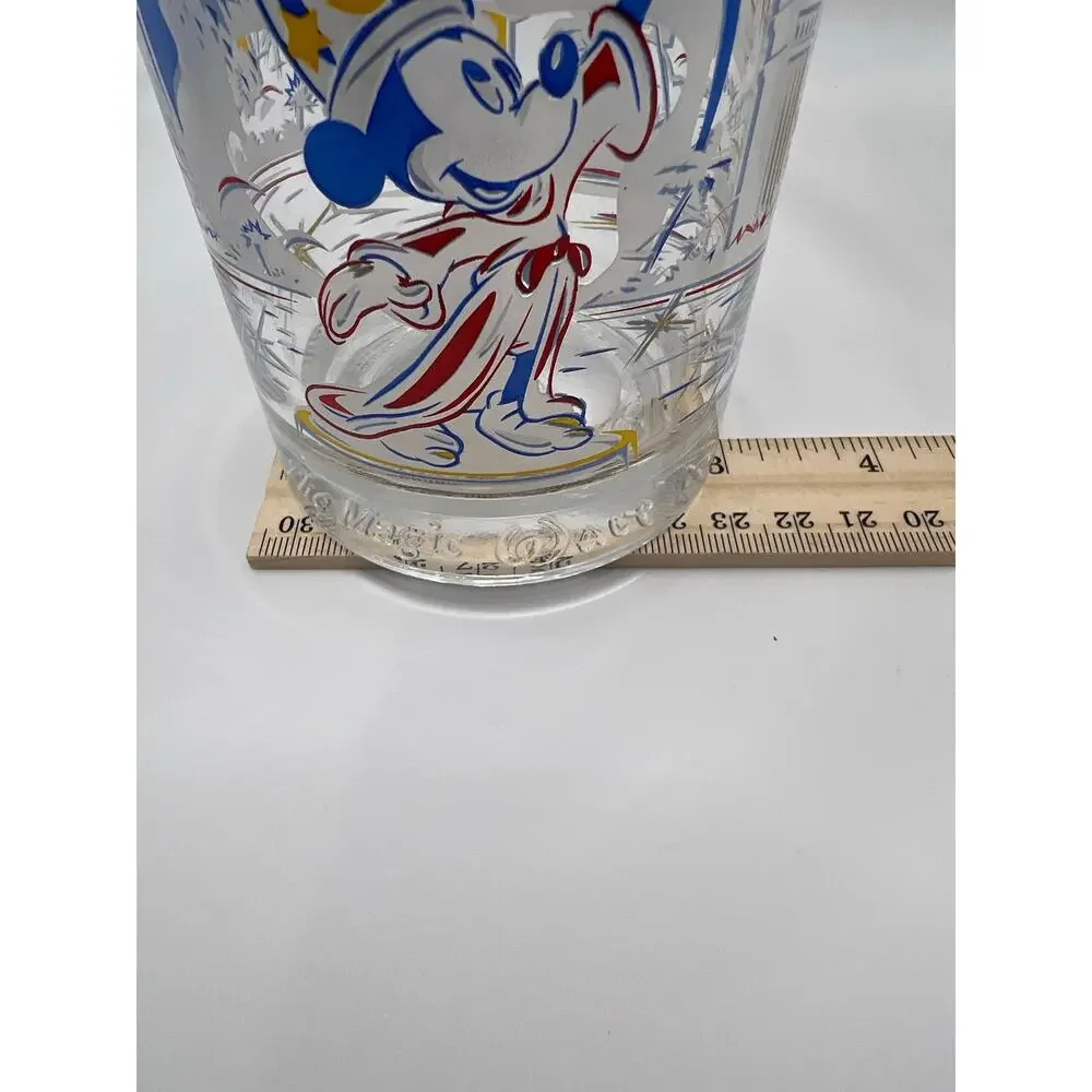 Vintage 1996 Disney WDW 25th Anniversary Mickey Goofy McDonald's Glasses Lot 4